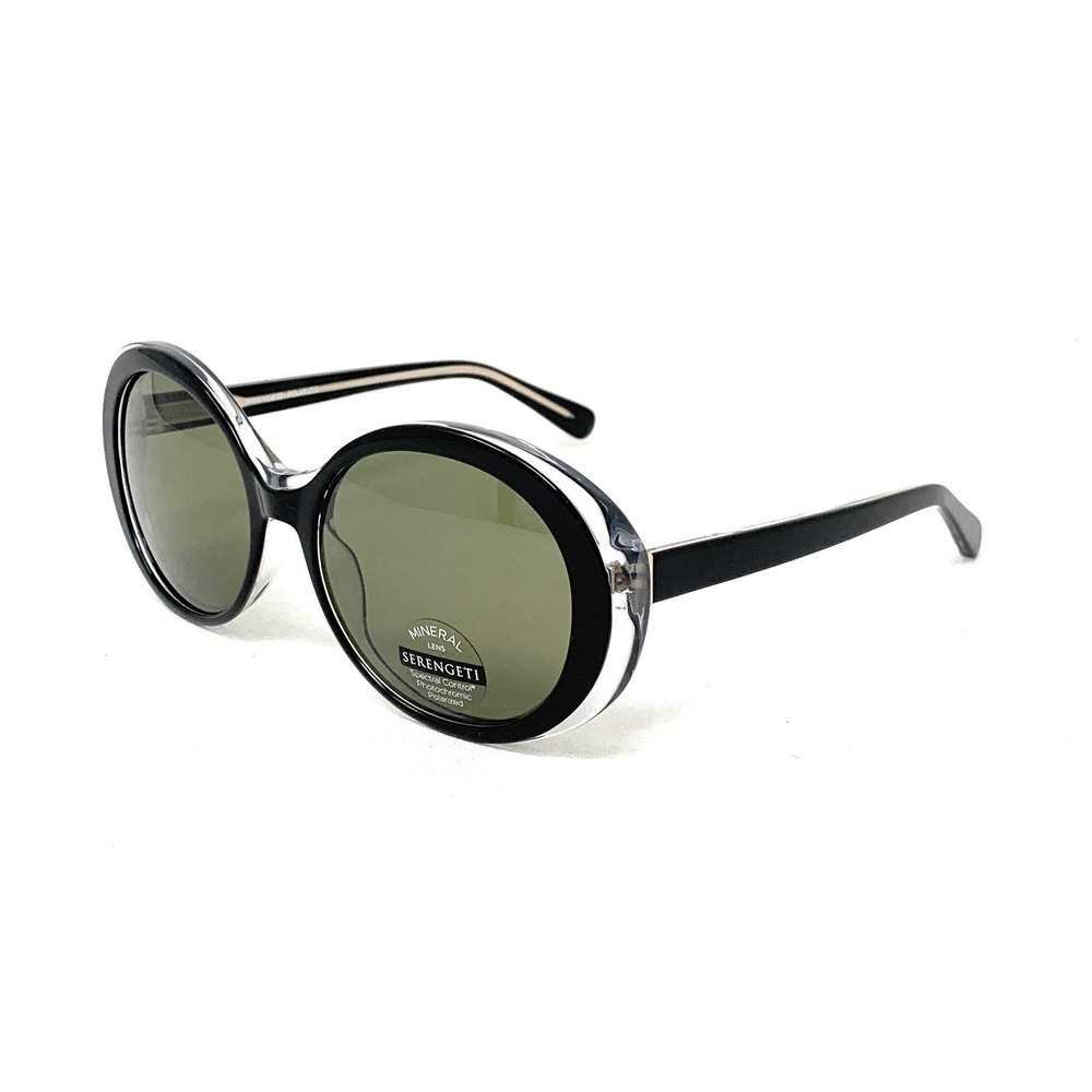 Serengeti Bacall SS541001 Women's Polarized Crystal Black Drivers Glass 55mm